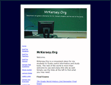 Tablet Screenshot of mrkersey.org